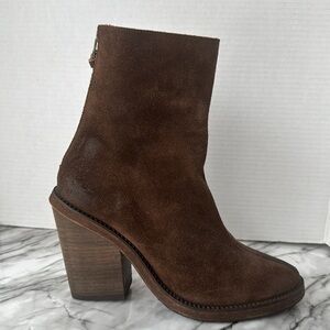 Free People marquis suede block heel women’s boots size 41